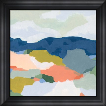 Framed Mountain Mosaic II Print