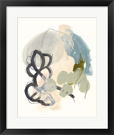 Framed Seed Stitch II Print