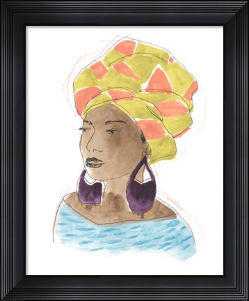 Framed Strong &amp; Beautiful IV Print