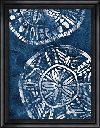 Framed Sea Batik I Print