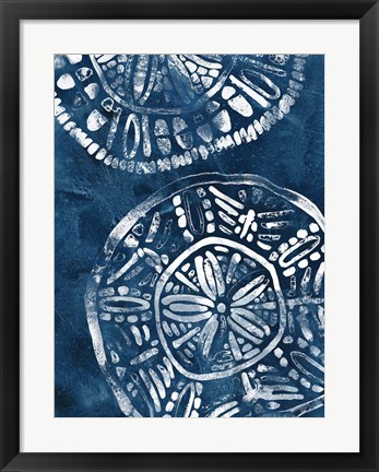 Framed Sea Batik I Print