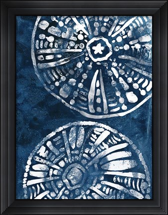 Framed Sea Batik II Print