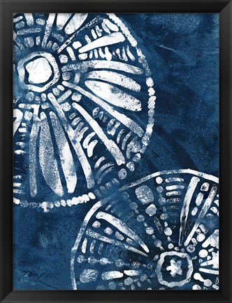 Framed Sea Batik III Print