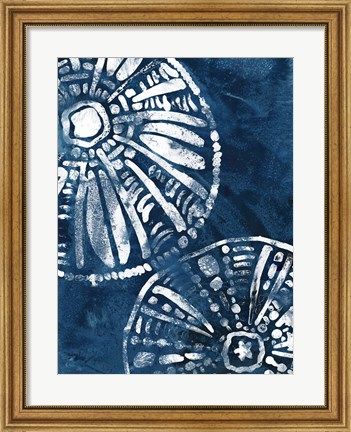 Framed Sea Batik III Print