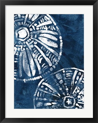 Framed Sea Batik III Print