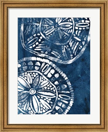 Framed Sea Batik IV Print