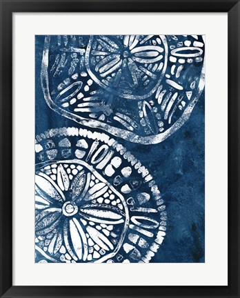 Framed Sea Batik IV Print