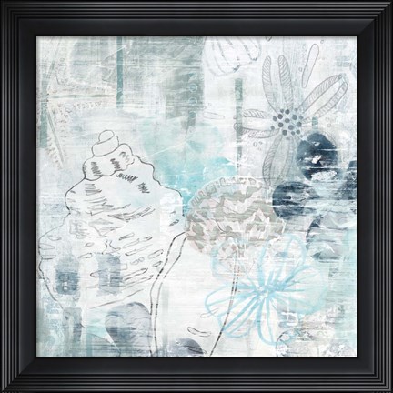 Framed Ocean Abstraction II Print