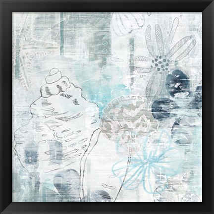 Framed Ocean Abstraction II Print