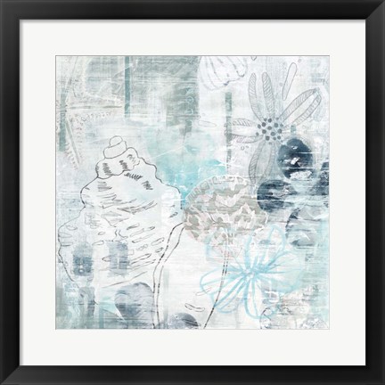 Framed Ocean Abstraction II Print