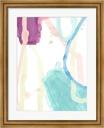 Framed Serpentine Rainbow III Print