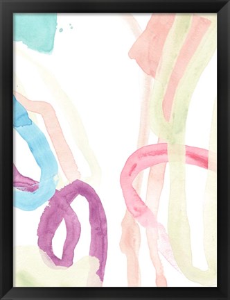 Framed Serpentine Rainbow IV Print