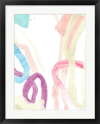 Framed Serpentine Rainbow IV Print