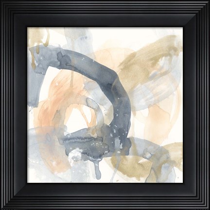 Framed Liquid Blueprint III Print