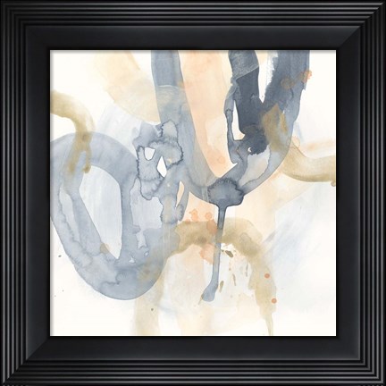 Framed Liquid Blueprint IV Print
