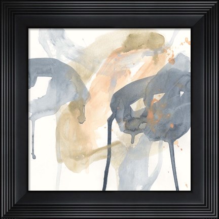 Framed Liquid Blueprint VIII Print