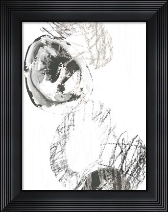 Framed Scribble Stones II Print