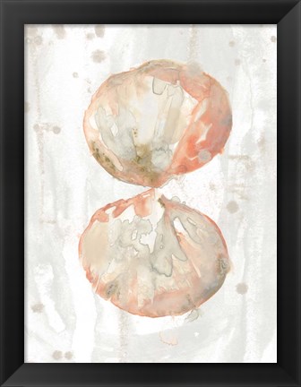 Framed Muted Molusk I Print