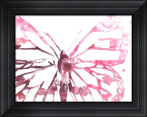 Framed Butterfly Imprint II Print