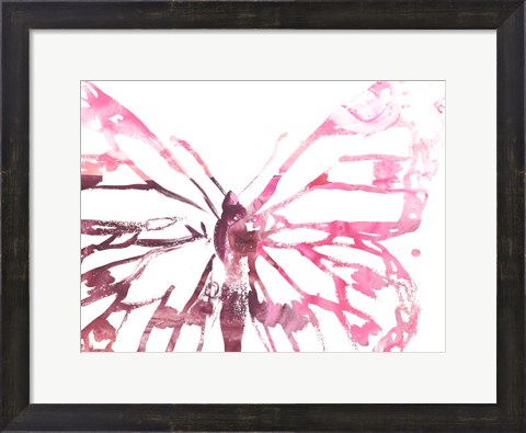 Framed Butterfly Imprint II Print