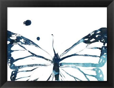 Framed Butterfly Imprint III Print