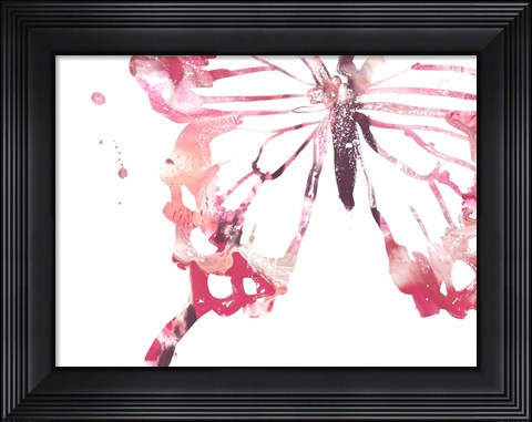 Framed Butterfly Imprint IV Print