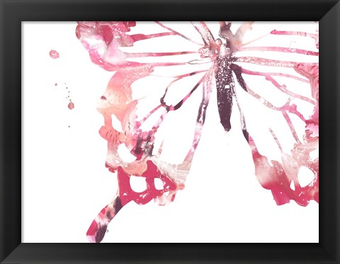 Framed Butterfly Imprint IV Print