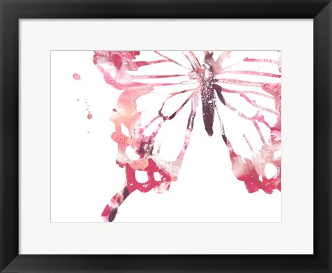 Framed Butterfly Imprint IV Print