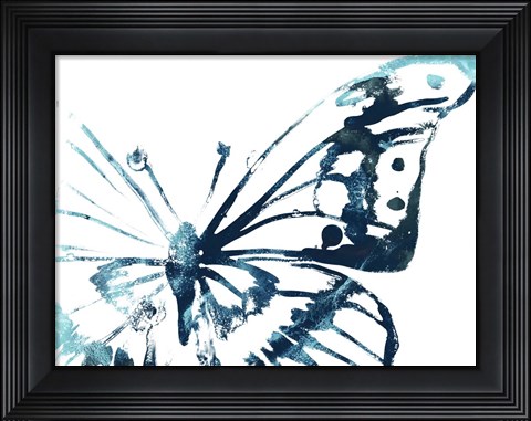 Framed Butterfly Imprint V Print