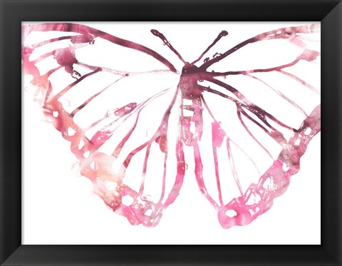 Framed Butterfly Imprint VI Print