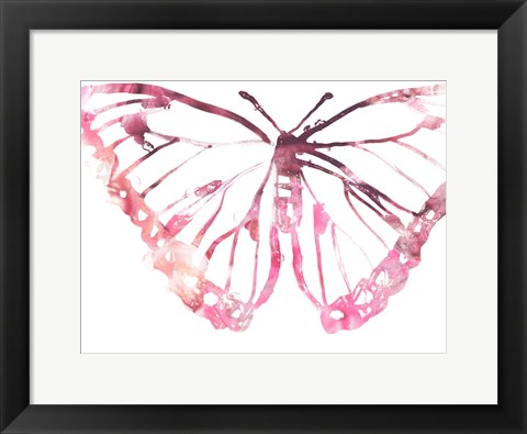 Framed Butterfly Imprint VI Print