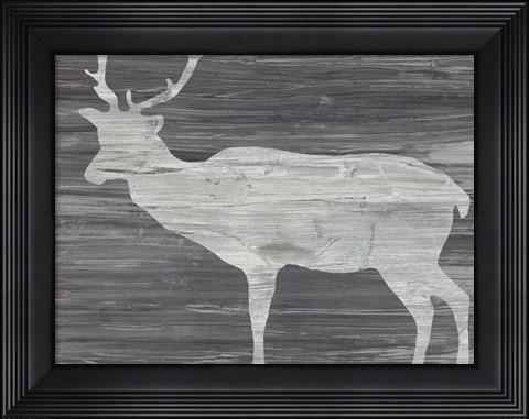 Framed Vintage Plains Animals III Print