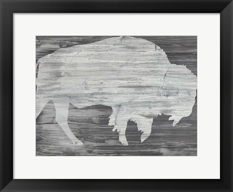 Framed Vintage Plains Animals VI Print