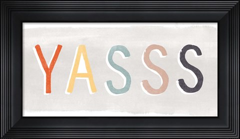 Framed Hipster Sayings IX Print