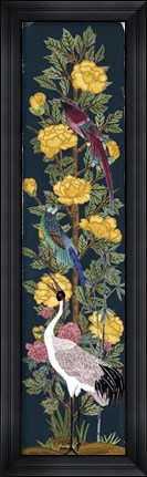 Framed Chinese Peonies III Print