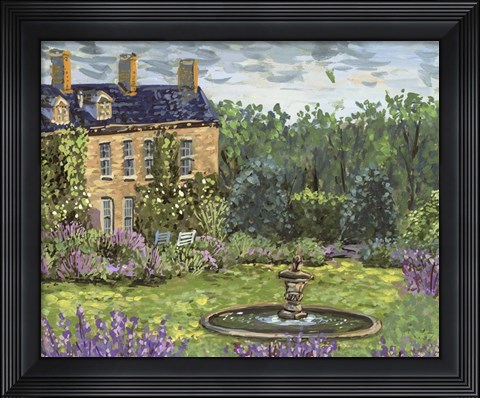 Framed Lavender Lane II Print