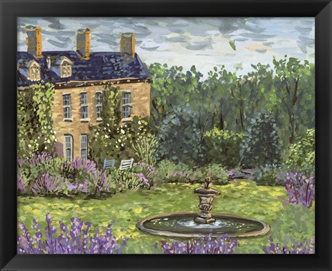 Framed Lavender Lane II Print