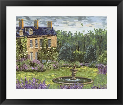 Framed Lavender Lane II Print