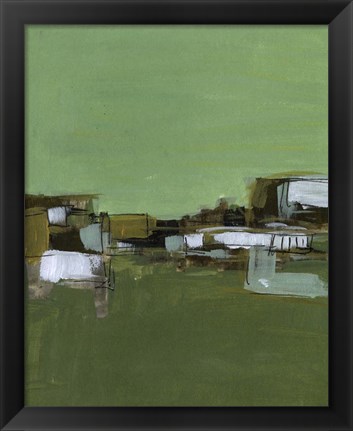 Framed Abstract Village I Print