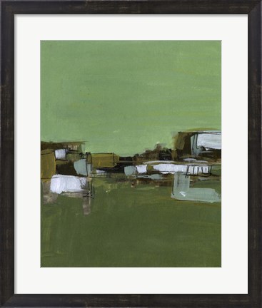 Framed Abstract Village I Print