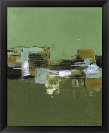 Framed Abstract Village II Print