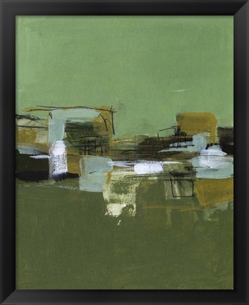 Framed Abstract Village II Print