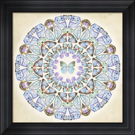 Framed Prosperity Mandala III Print