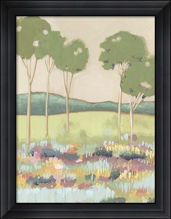 Framed Shades of Trees II Print
