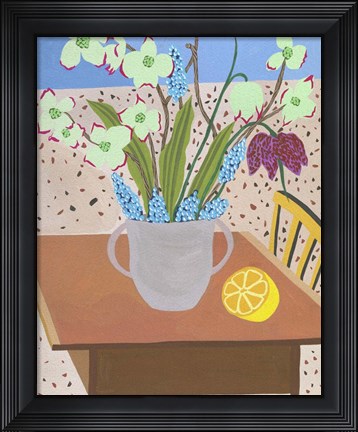 Framed Portrait of Home III Print