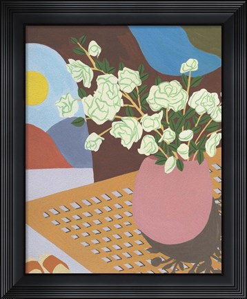 Framed Portrait of Home V Print