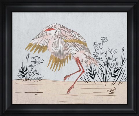 Framed Ballerina II Print