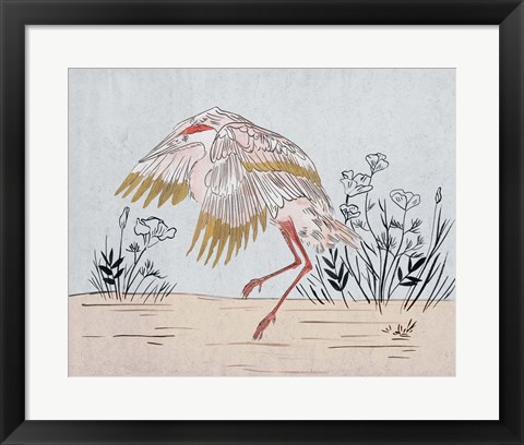 Framed Ballerina II Print