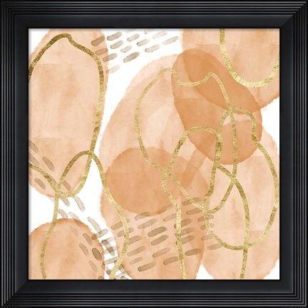 Framed Sunset Drift I Print