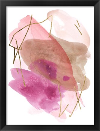 Framed Rose Edge I Print